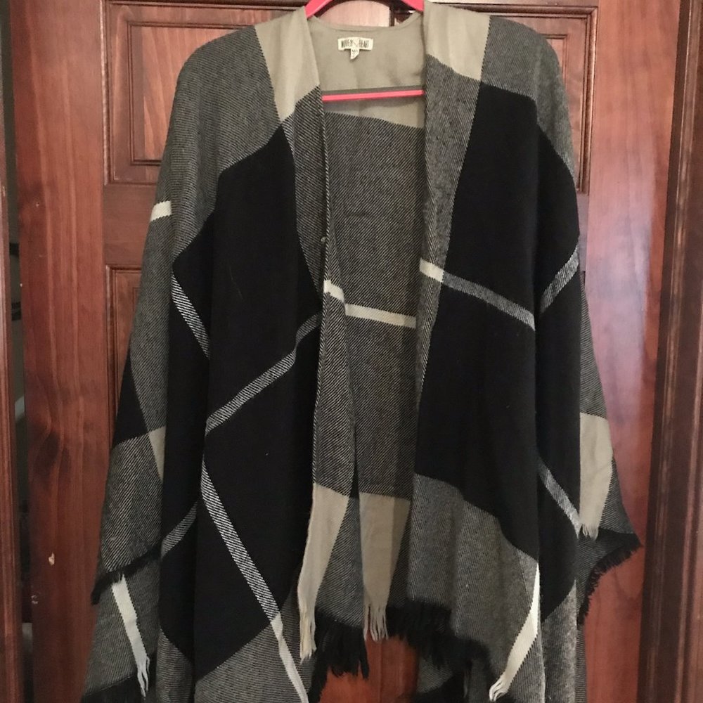 Woven Heart size M/L scarf/shawl